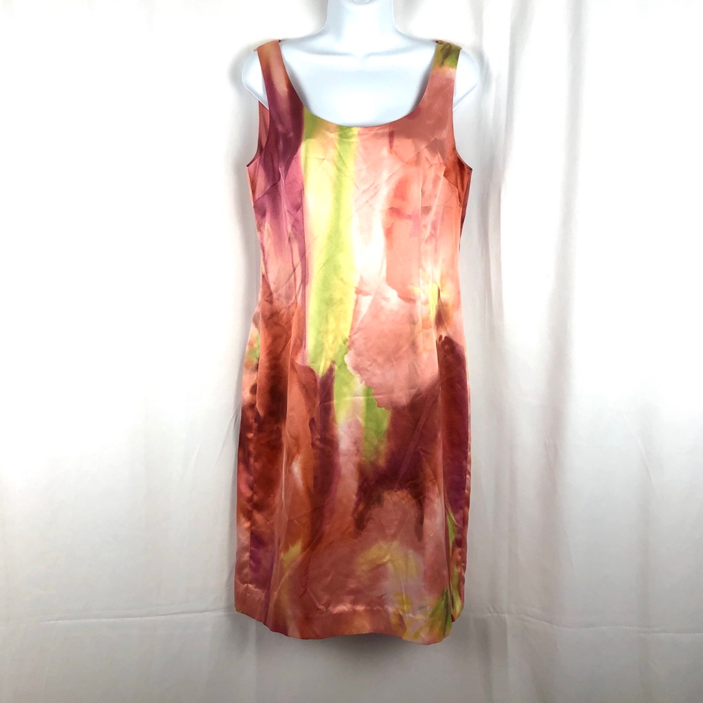 Ann Taylor Silk Sleeveless Sheath Dress 6